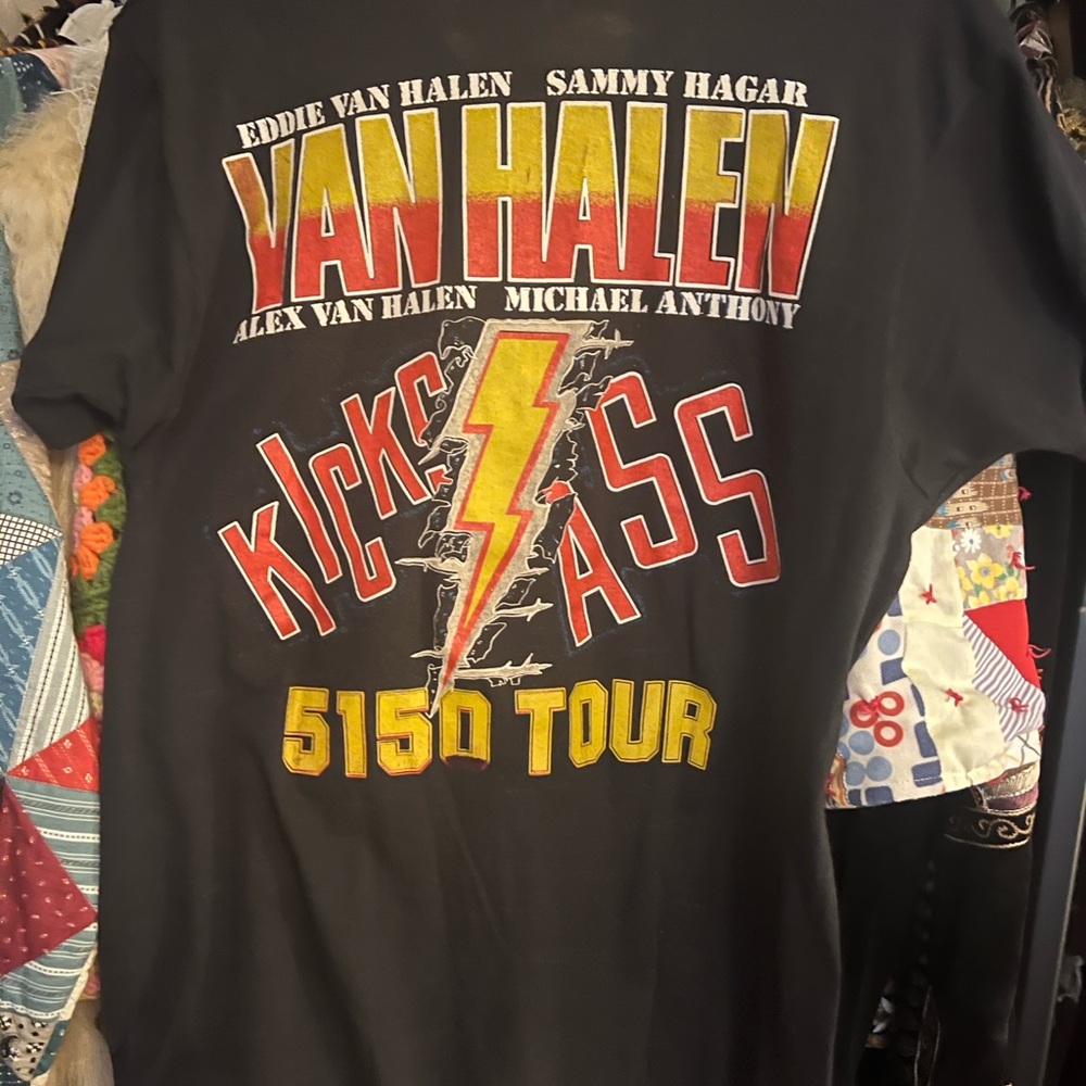 Vintage 80s Van Halen 5150 Concert Shirt - Picture 2 of 4